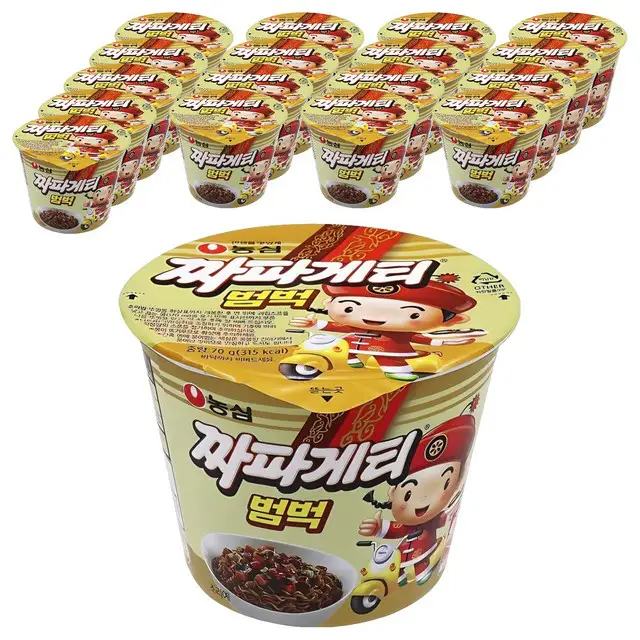 상품 이미지: 짜파게티 범벅 컵라면 70g, 18개