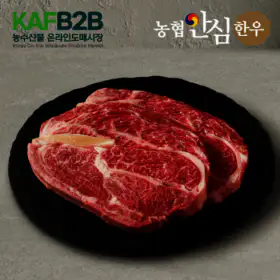 상품 이미지: (신선집중) 농협안심한우 1등급 구이용 한우 1등급 등심 냉장 250g x 4팩