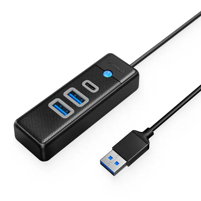 상품 이미지: 오리코 A타입 USB3.0 5Gbps 15cm 케이블 길이 USB멀티허브 PWC2U-U3