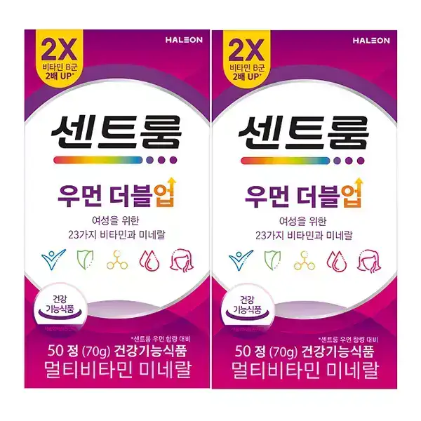 상품 이미지: 센트룸 우먼더블업 멀티비타민미네랄 50정, 2개