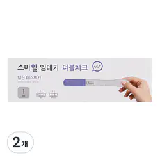 상품 이미지: 스마일랩 스마일 더블체크 임신테스트기, 1개입, 2개