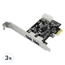 상품 이미지: 랜스타 PCI-Express USB3.0 2포트 카드, LS-PCIE-EX302-N, 3개