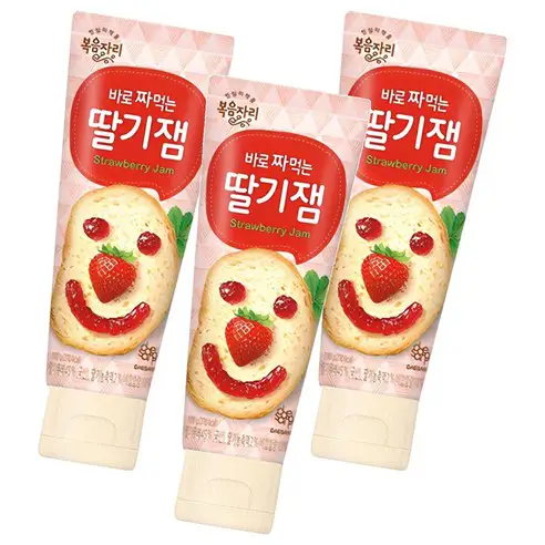 상품 이미지: 복음자리 바로 짜먹는 딸기잼, 100g, 3개