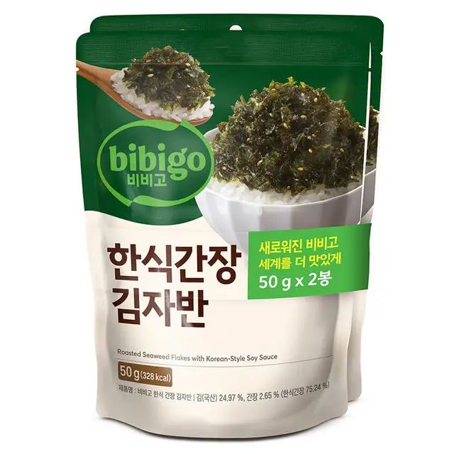 상품 이미지: 비비고 한식간장김자반, 50g, 2개
