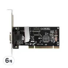 상품 이미지: 넥스트유 LP 9핀 시리얼 com 포트 PCI 카드, NEXT-1SERIAL LP, 6개