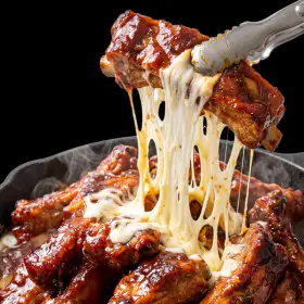 상품 이미지: 두툼 숯불 바베큐 쪽갈비 핫바베큐 쪽갈비 골라담기 500g+500g / 뜯지않고 전자레인지 5분 조리 끝