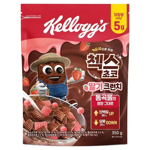 상품 이미지: 켈로그 첵스초코 딸기 크런치, 350g, 1개