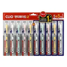 상품 이미지: 크리오 덴티메이트 시즌2 초극세모 칫솔, 10개입, 1개
