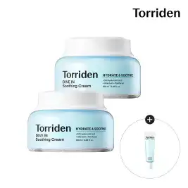 상품 이미지: [NEW] [SET] 다이브인 저분자 히알루론산 수딩 크림 100ml X 2개 (+다이브인 세럼 20ml)