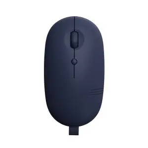 상품 이미지: 디자인 테일 저소음 멀티페어링 무선 블루투스 마우스 ABTM-01 네이비