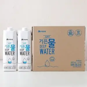 상품 이미지: 자연드림 JUST 기픈물 종이팩 해양심층수 1000mL 12입