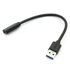상품 이미지: 컴스 USB 3.1 C타입 F to 3.0 A M 변환젠더 케이블 20cm, 1개, BT253