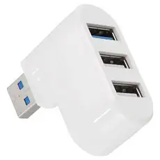 상품 이미지: 컴스 USB 3포트 허브 TB865, 1개, White