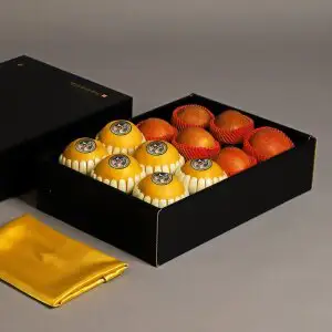 상품 이미지: (달찐과일)지정일발송 사과배 혼합 선물세트 2호 6kg (배6사과6) 금보자기 별도동봉 SSG상품권증정...