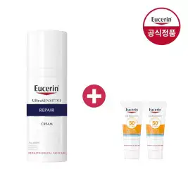 상품 이미지: 유세린 울트라 센서티브 리페어 크림 50ml +(증)선프로텍트 5ml 2개