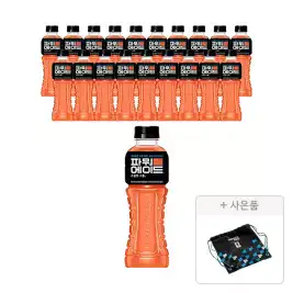 상품 이미지: 파워에이드 스칼렛스톰 600ml, 20개 + 증정(슈즈백, 주문시 100% 증정)