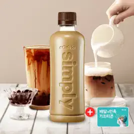 상품 이미지: 빙그레 아카페라 심플리 400ml 20입 로어슈거라떼 + 기프티콘 5천원 증정