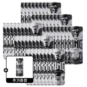 상품 이미지: 칼로리는 가볍게 텐션업 핫식스 더킹포스 355ml 24캔 + 제로 355ML 24캔