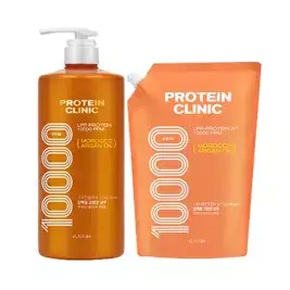 상품 이미지: 엘라스틴 프로틴클리닉 고영양 단백질 샴푸, 1L, 1개 + 리필, 900ml, 1개