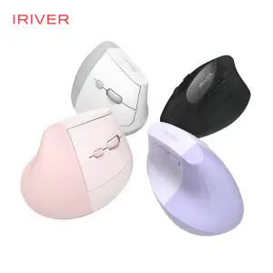 상품 이미지: 아이리버 EV25 무소음 노트북 태블릿 갤럭시탭 맥북 아이패드 사무실 사무용 블루투스 무선 버티컬 마우스
