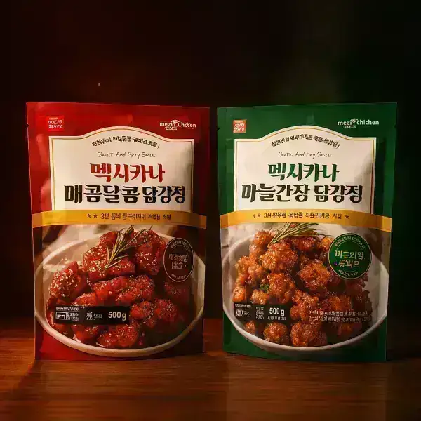 상품 이미지: 멕시카나 닭강정 매콤달콤&마늘간장 500gX4팩