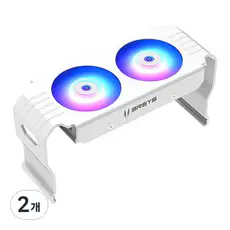 상품 이미지: 쓰리알시스템 빙하 D50 ARGB 램 쿨러, 3RSYS D50(WHITE), 2개