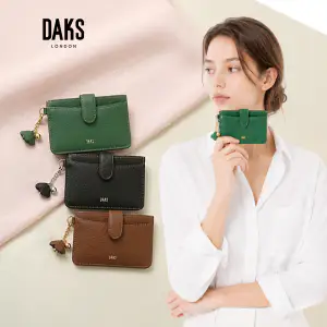 상품 이미지: ((닥스 여성 지갑 Best)) ZALEA 젤라 소가죽 플라워 참장식 카드지갑 DCHO6F020 본사정품