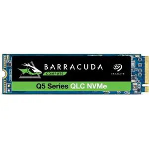 상품 이미지: Seagate Barracuda Q5 500GB 내장 SSD M2 NVMe PCIe Gen3 x4 데스크톱 또는 노트북용 3D QLCZP500CV3A001Z