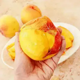 상품 이미지: [농할] 달다 황도복숭아 대과 4kg 10-15과