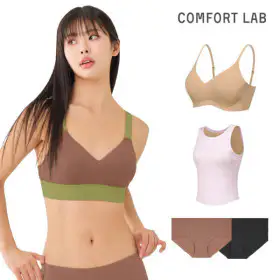 상품 이미지: 컴포트랩 초특가 브라 /노와이어/보정/쉐이퍼/심리스/레이스/빅사이즈
