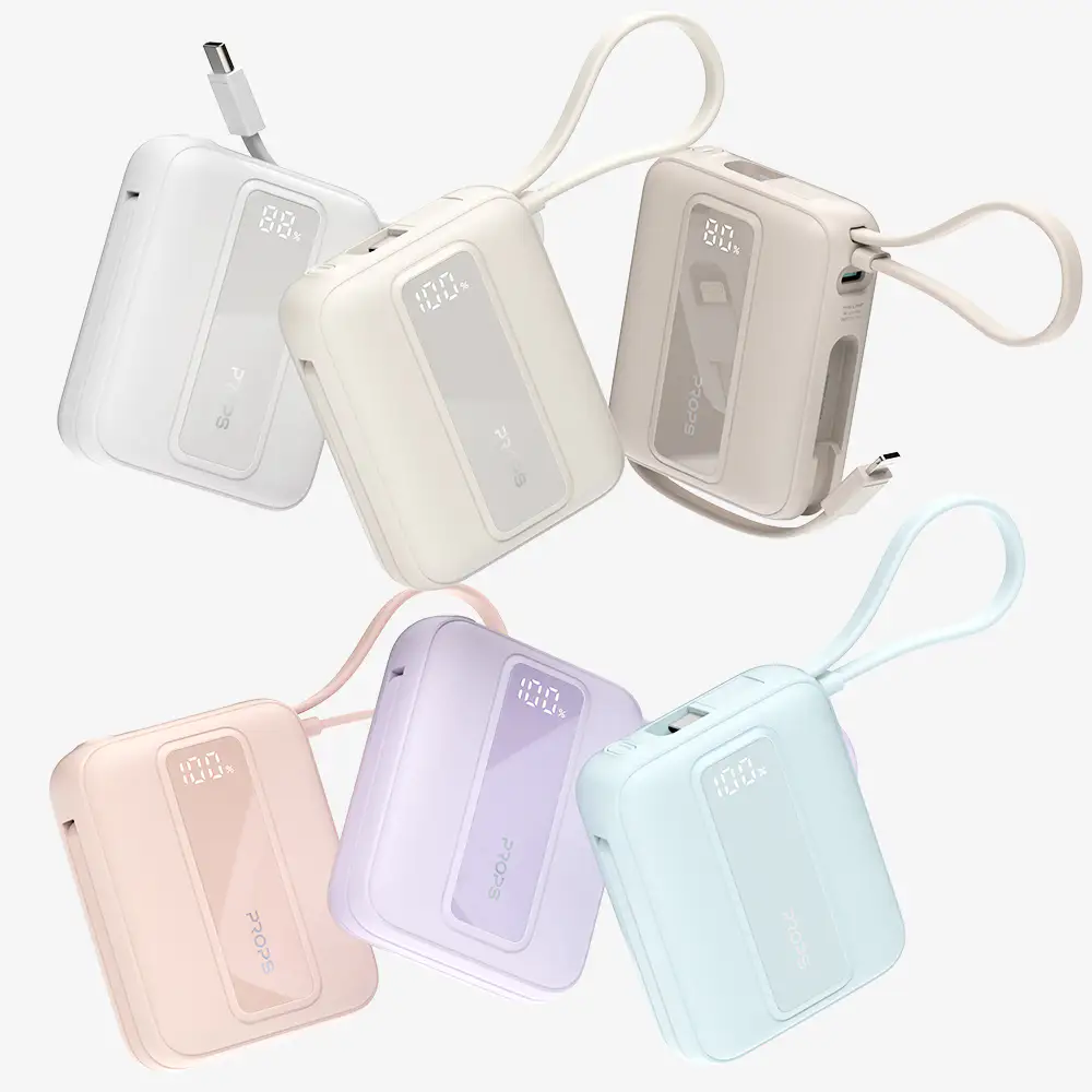 상품 이미지: 30W PPS 초고속 충전 10000mAh 기내반입 미니 일체형 휴대용 보조배터리