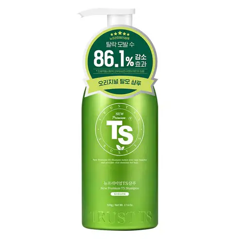 상품 이미지: TS 뉴프리미엄 탈모증상완화 샴푸, 500g, 1개