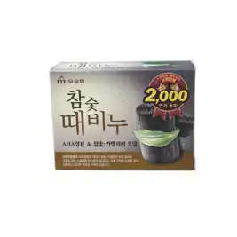 상품 이미지: 무궁화 참숯때비누 세숫비누 세수 세면 목욕 세안 샤워 각질제거 100g