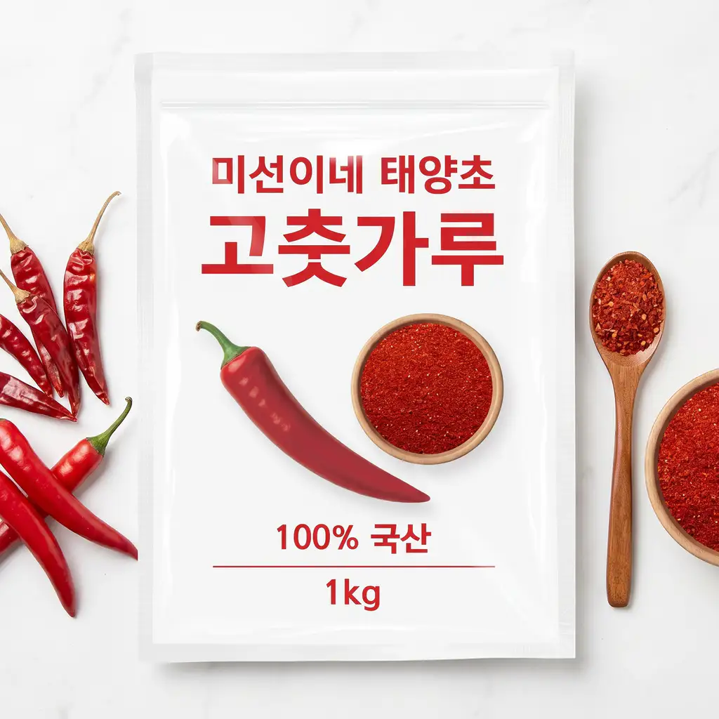 상품 이미지: 26년 미선이네 국산 고춧가루 1kg 태양초 고추가루 굵은입자 김장용 김치용