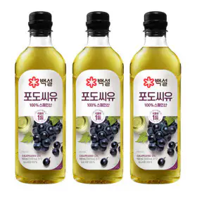 상품 이미지: 백설 포도씨유 900ml 3개