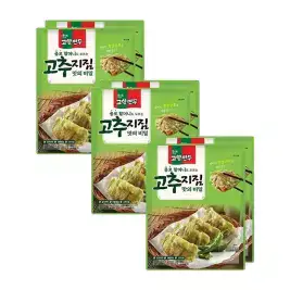 상품 이미지: 해태 고향만두 지짐교자(고추) 370g, 2입, 3개 (총 6개)