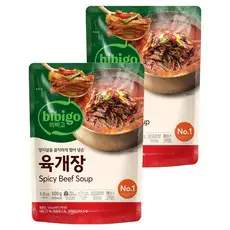상품 이미지: 비비고 육개장, 500g, 2개