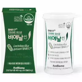 상품 이미지: [비에날씬] BNR17 다이어트 유산균 비에날씬 , 60정, 1개