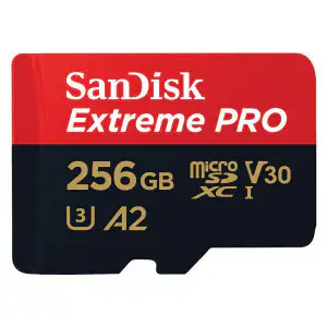 상품 이미지: 마이크로 SD카드 256GB 256기가 Extreme Pro 블랙박스 핸드폰 닌텐도 카메라 외장 메모리 정품 샌디스크