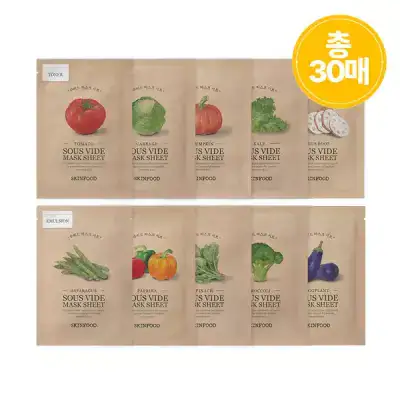 상품 이미지: [스킨푸드][25+5매]수비드 마스크팩10종 (교차선택)