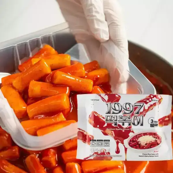 상품 이미지: [60분러시] 1997떡볶이(상온) 오리지널 1팩 + 로제 1팩 + 까르보나라 1팩