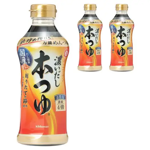 상품 이미지: 기꼬만 진한 다시 혼쯔유, 500ml, 3개