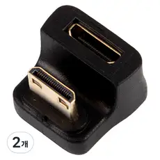 상품 이미지: 일렉싱크 제우스랩 휴대용 모니터 mini HDMI 젠더 하, 2개, ET004