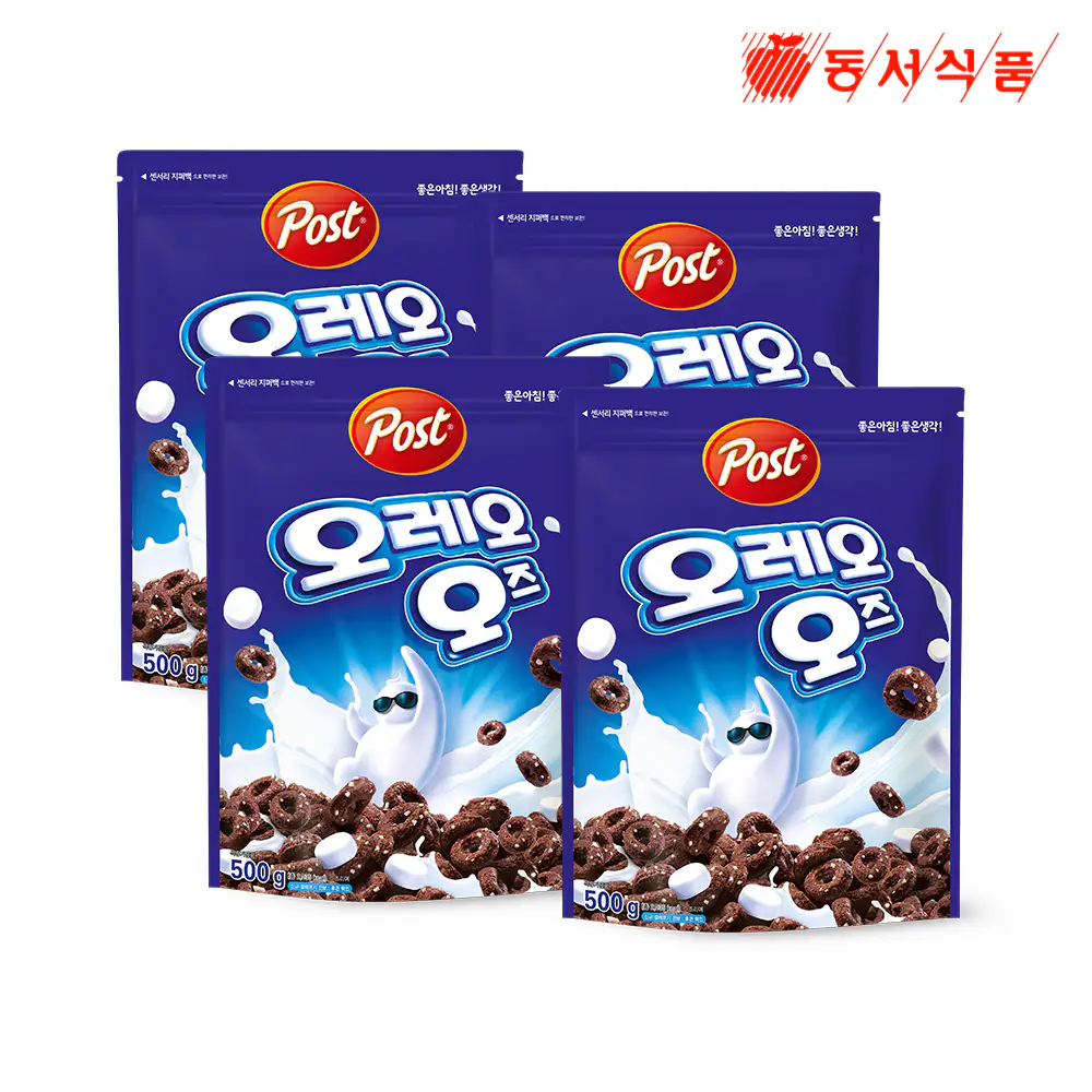 상품 이미지: [슈퍼적립]  포스트 오레오오즈 500g, 4개