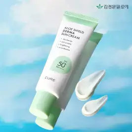 상품 이미지: 김정문알로에 큐어 알로에 쉴드 더마 선크림 40ml 2개