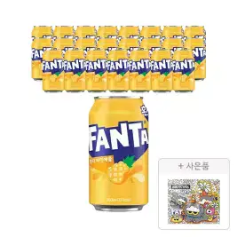 상품 이미지: [코카콜라] 환타 파인 350ml, 24개 + 증정(조앤프렌즈 스티커 A, 주문시 100% 증정)