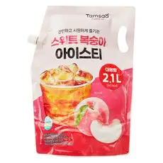 상품 이미지: 탐사 스위트 복숭아 아이스티, 2.1L, 1개