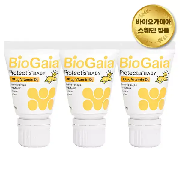 상품 이미지: 해외바이오가이아 유산균 비타민D 이지드롭 튜브형 10ml 3개 (유통기한 27년 10월)