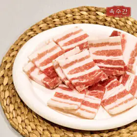 상품 이미지: (신선집중) 육수간 대패 삼겹살 250g x 8팩 (총2kg)