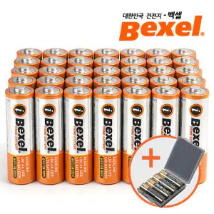 상품 이미지: 벡셀 AA AAA 건전지 벌크 알카라인 20+20알 총 40알